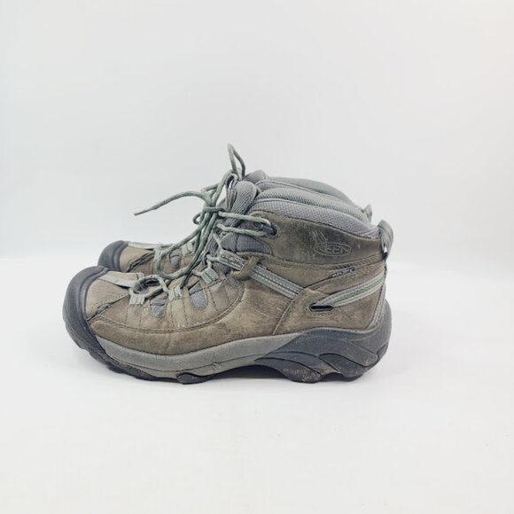 Keen Men\'s Khaki Targhee II Leather Waterproof‎ Trail Hiking Boot Size 9